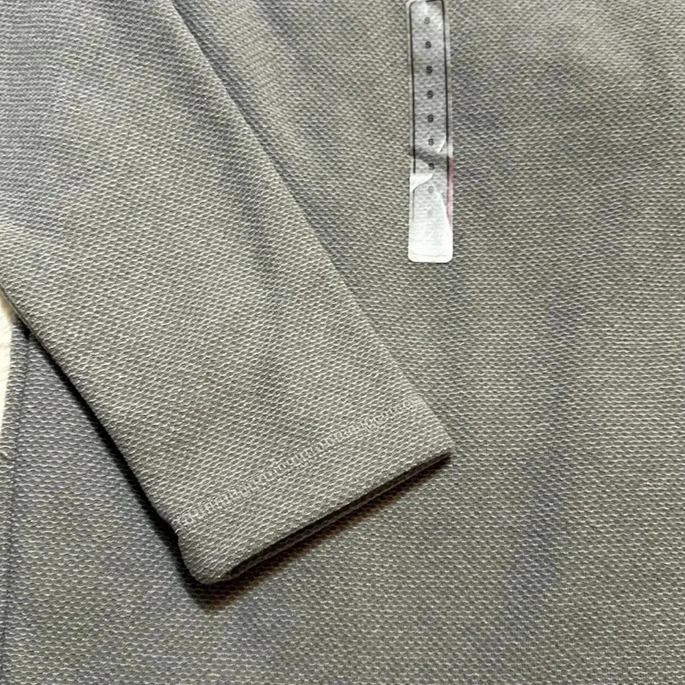 NWT The North Face Men Txtrd Cap Rock Mid Gray Pullover Quarter Zip SIZE SM - Picture 6 of 8